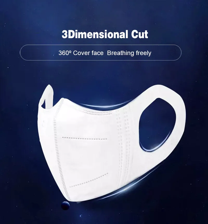 Fast Ship 10/20/50pcs Face Masks 3D Mouth Masks Anti-Dust Elastic Ear loop 95% Filtration PM2.5 Non Woven Disposable Masks
Fast Ship 10/20/50pcs Face Masks 3D Mouth Masks Anti-Dust Elastic Ear loop 95% Filtration PM2.5 Non Woven Disposable Masks