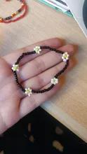 HangZhi-Pulseras de margaritas coreanas con flores, coloridas y transparentes, hechas a mano, elásticas, joyería, novedad de 2020