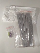 5 unids/set herramienta de Arte de uñas tope de lijado bloque manicura pedicura pulido herramientas de belleza limas de uñas profesionales bote gris