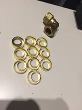 Ferrule-Hole Compression-Union-Fitting Brass Water-Gas-Oil 10 8 for Assembly-Sleeve 12-15