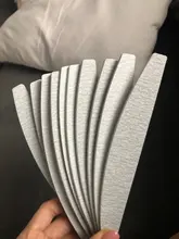 Juego de limas para manicura, juego de bloques de tope de lijado de doble cara, limas grises para esmalte de Gel UV, 100/180, 1 ud.