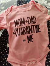 Pelele para bebés y niños recién nacidos, monos con manga corta y letras estampadas para mamá + papá + quaredanine = ME, mono, ropa Unisex de bebé