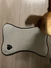 Mantel Individual de algodón para mascotas esterilla para comida de Mascota, almohadilla de alimentación para perros y gatos adecuada para mascotas medianas y pequeñas, evita que el agua y los alimentos se derramen