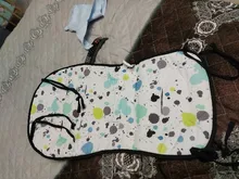 Cojín de asiento de cochecito de bebé de dos lados impermeable para cochecito de bebé