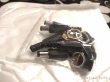 Enchufes macho de plástico de 12V y 3A + enchufe de montaje de Panel hembra, conector de alimentación DC, suministros eléctricos, 10 Uds.