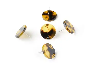 Acetate Round Earring Stud - Acetate Round Earring Post - Earring Stud Findings - 6Pcs/Lot - 17.84x17.84x2.64mm - AC1443
Acetate Round Earring Stud - Acetate Round Earring Post - Earring Stud Findings - 6Pcs/Lot - 17.84x17.84x2.64mm - AC1443