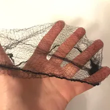 Pelucas de redes para el cabello, malla Invisible con borde elástico para estilizar el cabello, líneas suaves para bailar, deportivas, tejido, 10 uds.