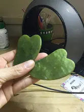 2 uds verde Gua Sha placa masajeador para cara de acupresión Natural Jade piedra Facial ojo raspado Guasha salud corporal masaje herramienta