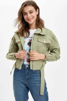 DeFacto Woman Mont Casual Coats Women's Cool Top Coats Women Solid Color Short Coats Women's Belt Jacket Coats-M6535AZ20SP 
DeFacto Woman Mont Casual Coats Women's Cool Top Coats Women Solid Color Short Coats Women's Belt Jacket Coats-M6535AZ20SP
