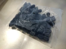 Tapas de plástico para neumático de coche, bicicleta, motocicleta, camión, vástago de válvula, tapas de rueda de coche en el pezón, color negro, 100 Uds.