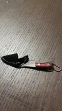 1PC portátil de acero inoxidable cocina cuchillo Camping Mini pelador llavero bolsillo cuchillo EDC