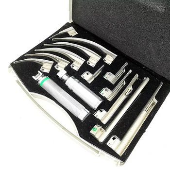 Laryngoscope thorat trachea optical fiber LED animal instruments anesthesia intubation veterinary instruments set
Laryngoscope thorat trachea optical fiber LED animal instruments anesthesia intubation veterinary instruments set