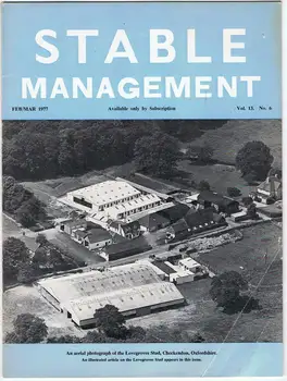 Stable Management Feb/Mar 1977. Vol. 13. Not. 6
Stable Management Feb/Mar 1977. Vol. 13. Not. 6