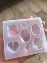 Ornament Keychain Silica-Gel Resin Mould Alphabet Number-Molds Casting-Tools Epoxy DIY