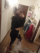 Chándal con estampado de letras para niña, conjunto de Top corto con capucha, pantalones para correr, chándal, conjunto de dos piezas para Fitness