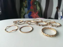 Wuckalo-Conjunto de anillo de tejido torcido redondo para mujer, joyería femenina, anillos de dedo nudillo clásicos elegantes para mujer 2021