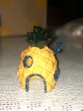 Pineapple-House Shrimp Resin Ornament Landscaping-Decor Fish-Tank-Decorations Burrow Aquarium