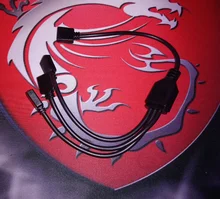 Cable extensor divisor para ventilador de ordenador placa base AURA RGB cinta de luz LED, 5-24V, 3 pines, conector RGB 1 a 1, 2, 3, 4, 5, 3 pines