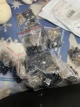 100 unids/bolsa DIY para muñecas ojos del juguete de plástico negro de Ojos de seguridad de marionetas muñeca con arandelas