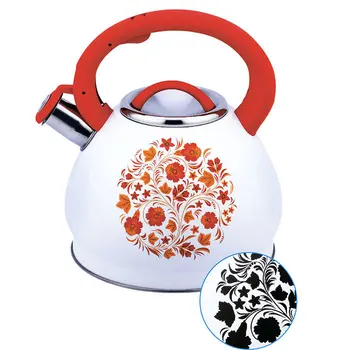 Kettle with whistle 3,0л fun pk-3003 "Khokhloma"
Kettle with whistle 3,0л fun pk-3003 "Khokhloma"