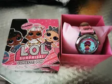 Lol-reloj sorpresa Original, muñeca de dibujos animados de Anime, accesorios de juguete de cuero para niños, regalo de cumpleaños, Navidad y Halloween
