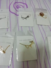 DOTIFI-collar de acero inoxidable para mujer, colgante de corazón de amor, joyería de compromiso, Color dorado y plateado