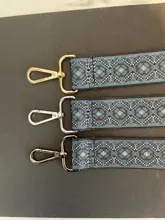 HJKL-Correa de nailon/algodón para bolso de mujer, accesorios de bandolera de hombro, correas de regalo bordadas ajustables