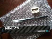 HENLICS delineador de ojo delineador color negro resistente al agua lápiz gran maquillaje de Ojos de larga duración de trazador de líneas del ojo Pen ojo cosmética herramienta + Sacapuntas de lápiz maquillaje mujer