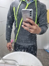 2021 nuevo primavera invierno moda Casual de sudaderas con capucha de hombres Sudadera con capucha cremallera Tops de talla grande 3XL