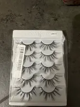 5 pares de pestañas postizas 3D/5D de imitación de pelo de visón naturales de largo volumen completo esponjoso pestañas Wispies herramientas de extensión de pestañas hechas a mano