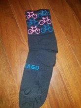 Calcetines de nailon transpirables para ciclismo, calcetines deportivos de secado rápido para hombre y mujer, calcetines de fútbol y baloncesto, S26