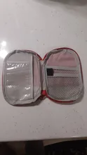Estuche para botiquín de primeros auxilios Mini portátil al aire libre viaje, medicina, paquete Kit de emergencia de bolsas pequeñas de la medicina organizador divisor de almacenamiento