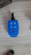 Protectora de silicona carcasa para mando a distancia tapa protectora piel set para VOLVO C30 C70 S40 V40 V50 2008, 2009, 2010, 2011 control remoto 5 botones sin llave