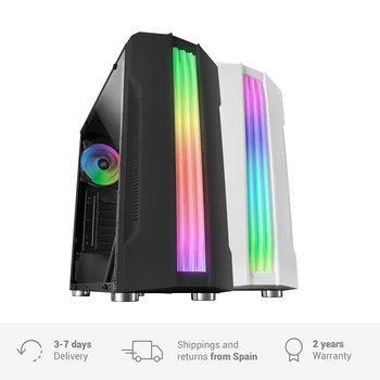 Mars Gaming MCK, PC Case, Midtower, Triple LED strip, tempered glass, 1x RGB fan 120mm, PC Gaming Case white or Negr
Mars Gaming MCK, PC Case, Midtower, Triple LED strip, tempered glass, 1x RGB fan 120mm, PC Gaming Case white or Negr