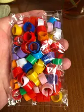 Foot-Ring Pigeon Bird 8mm Without 100pcs Ten-Colors Light-Weight Text Freedom-Of-Action