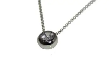 Sterling silver choker with zircon chain and CHATON 
Sterling silver choker with zircon chain and CHATON