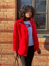 Natural Wigs Short-Hair Bangs Afro Curly Fluffy Cosplay Dark-Brown Loose Shoulder-Length