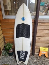 Almohadilla antideslizante para tabla de surf, almohadillas de tracción de goma EVA, agarre frontal, cojinetes adhesivos, novedad, 4 uds.