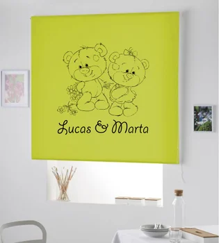 Blind Iroa customizable Infant/Bears Lucas and Marta! ROLLER BLINDS TRANSLUCENT! (PISTACHIO 100X175)
Blind Iroa customizable Infant/Bears Lucas and Marta! ROLLER BLINDS TRANSLUCENT! (PISTACHIO 100X175)