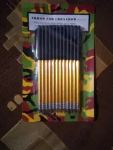 Huntingdoor-flechas de virotes de aluminio, puntas de acero de 6,5 pulgadas, flechas de caza para Ballesta de pistola de 50-80lbs