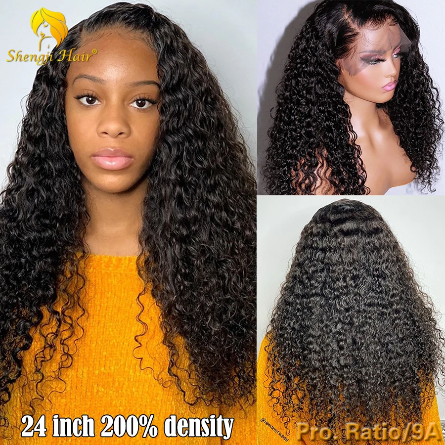 13x6 Curly Lace Front Wig Pre Plucked With Baby Hair 200% Brazilian Remy Lace Front Human Hair Wigs For Black Women Shengji Hair
13x6 Curly Lace Front Wig Pre Plucked With Baby Hair 200% Brazilian Remy Lace Front Human Hair Wigs For Black Women Shengji Hair