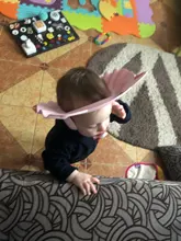 Gorro de baño con champú para bebé, ajustable, 1 Uds.