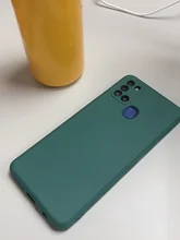 Líquido Original de silicona cubierta de lujo para Samsung Galaxy A51 A71 S21 más A50 A50S A21 A31 A30 A21S A41 M31 M30S caso a prueba de golpes