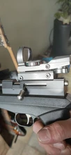 Mira telescópica de 20mm para caza, óptica holográfica de punto rojo, reflejo de mira, 4 retículas, mira táctica, colimador