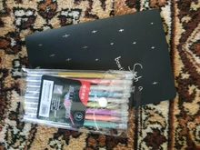 Juego de 9 bolígrafos y 1 cuaderno, diario de bocetos para Graffiti, cubierta suave de papel negro, cuaderno de bocetos, suministros escolares de oficina, 2020