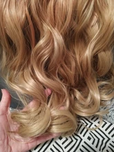 TALANG-extensiones de cabello rizado, accesorio largo, liso y ondulado, color negro y marrón, 5 pinzas para el pelo