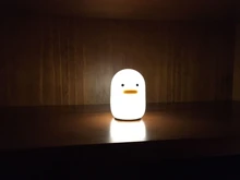 Table-Lamp Night-Light Duck Chargeable New LED Gift Bedside Baby Silicone Childrens