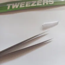 VETUS de acero inoxidable cejas pinzas extensión de pestañas postizas herramientas reparación hiperfina todo para la construcción de pestañas uñas pinzas