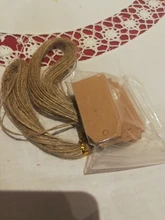 Etiquetas de papel Kraft con agujero para decoración de boda o fiesta, etiquetas de regalo y embalaje colgantes personalizadas, color marrón, 100 Uds.