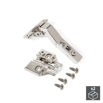 Lot of 2 hinges arm angle 45 ° X91 Emuca with soft closing and supplements to screw with regulation eccentric
Lot of 2 hinges arm angle 45 ° X91 Emuca with soft closing and supplements to screw with regulation eccentric